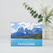 Patagonia Lagos Postkarte (Stehend Vorderseite)