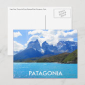 Patagonia Lagos Postkarte (Vorne/Hinten)