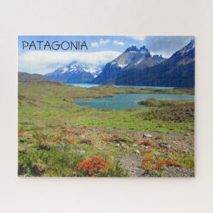 Patagonia-See Blumen Puzzle