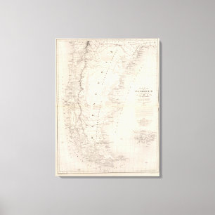 Patagonia, Tierra del Fuego, Falkland Leinwanddruck