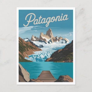 Patagonia Vintag Postkarte