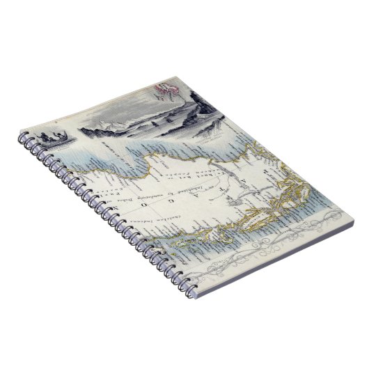 Patagonia, von einer Reihe Weltkarten Notizblock (Rechte Seite)