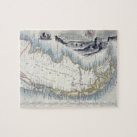 Patagonia, von einer Reihe Weltkarten Puzzle (Horizontal)