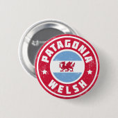 Patagonia-Waliser-Flagge Button (Vorne & Hinten)