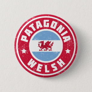 Patagonia-Waliser-Flagge Button