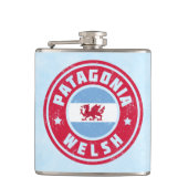 Patagonia Welsh Flag Hipflask Flachmann (Vorderseite)