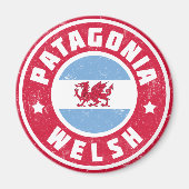 Patagonia Welsh Flag Magnet (Vorne)