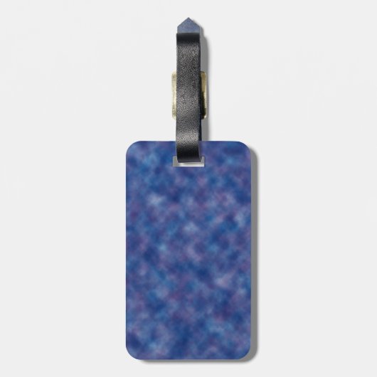 Patagonia-Wolken Gepäckanhänger (Rückseite vertikal)