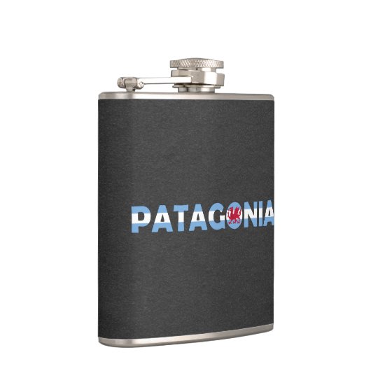 Patagoniaflaggen-Schriftart Flachmann (Rechts)