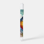 Patagonian Thrush 310824AREF137 - Watercolor iPhone Hülle (Rechte Seite)