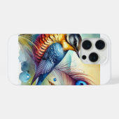 Patagonian Thrush 310824AREF137 - Watercolor iPhone Hülle (Rückseite (Horizontal))