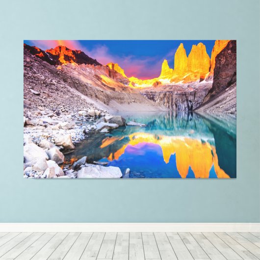 Patagonie Leinwanddruck (Insitu (Holzboden))