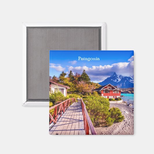 Patagonie Magnet (Vorderseite/Rückseite)