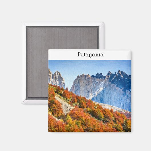 Patagonie Magnet (Vorderseite/Rückseite)