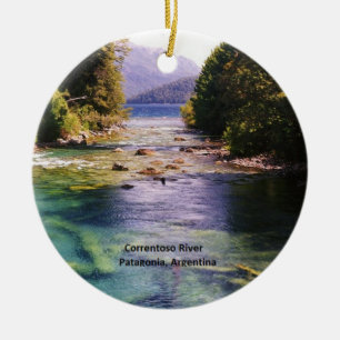 Patagonien, Argentinien - Correntoso River Keramikornament