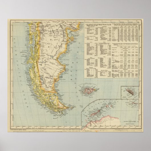 Patagonien und Argentinien Poster (Vorne)