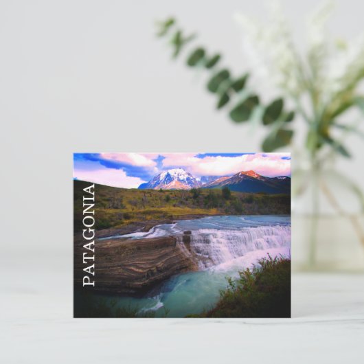 patagonische Stürze Postkarte (Stehend Vorderseite)
