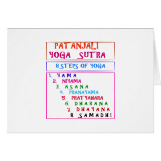 PATANJALI Yoga Sutra Zusammenstellungs-Liste