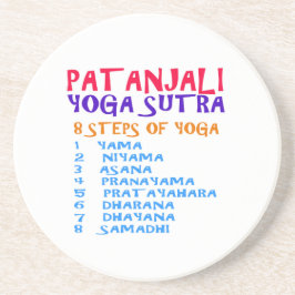 PATANJALI Yoga Sutra Zusammenstellungs-Liste Getränkeuntersetzer