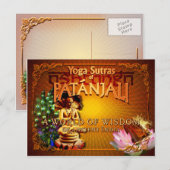 PATANJALI - Yoga Sutras Postkarte (Vorne/Hinten)