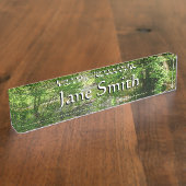 Patapsco River View Maryland Nature Fotografy Namensplakette (Seite)