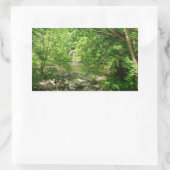 Patapsco River View Maryland Nature Fotografy Rechteckiger Aufkleber (Tasche)