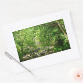 Patapsco River View Maryland Nature Fotografy Rechteckiger Aufkleber (Umschlag)