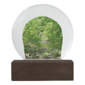 Patapsco River View Maryland Nature Fotografy Schneekugel (Rückseite)