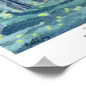 Patapsco Valley Fireflies Poster (Ecke)