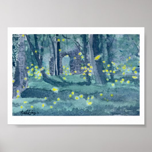 Patapsco Valley Fireflies Poster (Vorne)