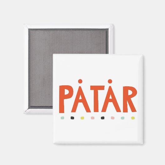 Påtår Magnet (Vorderseite/Rückseite)