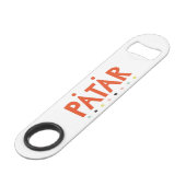 Påtår Orange Bar Key (Vorderseite Schrägansicht)
