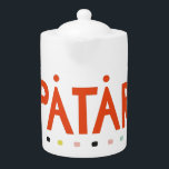 Påtår Teapot<br><div class="desc">Schwedisches Wort für eine zweite Tasse Kaffee.</div>