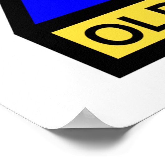 Patch 1.AD Alte Ironseiten Poster (Ecke)