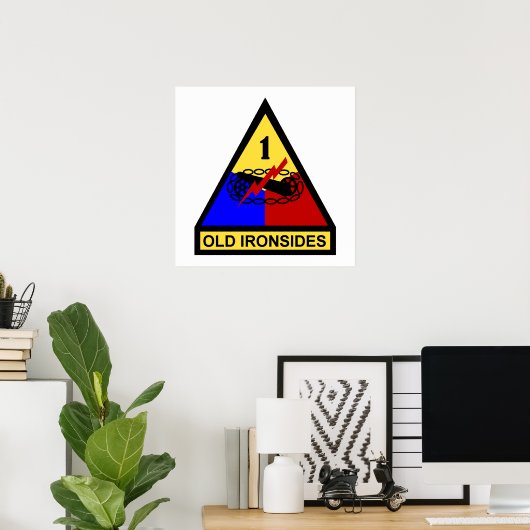 Patch 1.AD Alte Ironseiten Poster (Heimbüro)