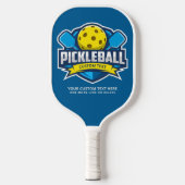 Patch 3 für Pickleball-Logos Pickleball Schläger (Vorderseite)