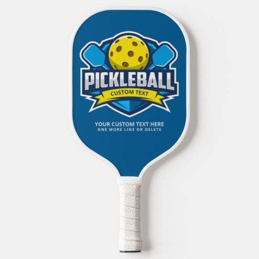 Patch 3 für Pickleball-Logos Pickleball Schläger (Vorderseite)