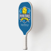 Patch 3 für Pickleball-Logos Pickleball Schläger (Links)