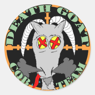 Patch-Aufkleber für die Death Goat CQB Team Runder Aufkleber