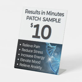 Patch-Beispiel - 10-Dollar-Pedestal-Zeichen Sockelschild