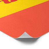 Patch Die Katze war ein sehr schlaues niedliches D Poster (Ecke)