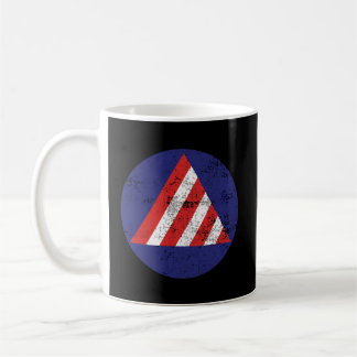Patch für den Vintagen Zivilen Raid-Warden Kaffeetasse