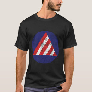 Patch für den Vintagen Zivilen Raid-Warden T-Shirt