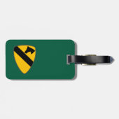 Patch für die Cavalry Division Gepäckanhänger (Rückseite horizontal)