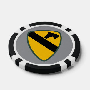 Patch für die Cavalry Division Pokerchips