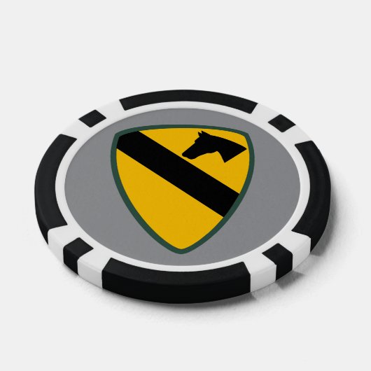 Patch für die Cavalry Division Pokerchips (Einzeln)