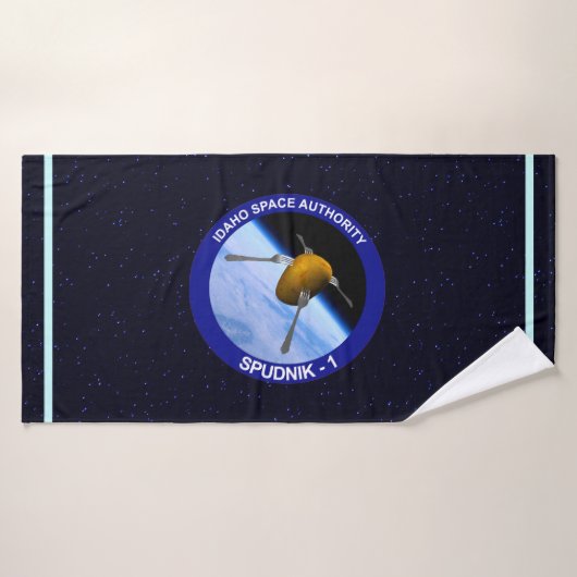 Patch für die Satellitenmission von Idaho Spudnik Badehandtuch (Badehandtuch)