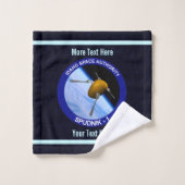 Patch für die Satellitenmission von Idaho Spudnik Badhandtuch Set (Waschlappen)