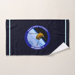 Patch für die Satellitenmission von Idaho Spudnik Handtuch