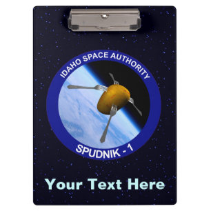 Patch für die Satellitenmission von Idaho Spudnik Klemmbrett